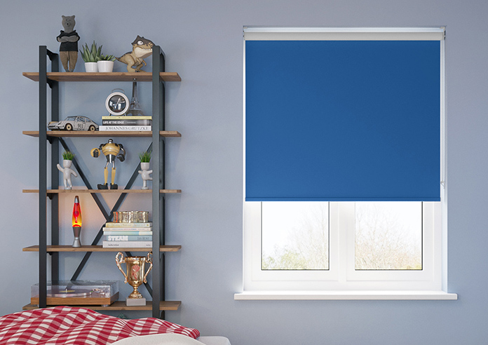 Rimini (Blackout), Cobalt - Roller Blind - Image 3